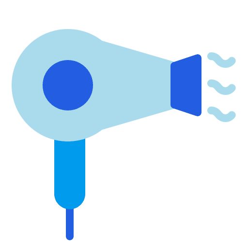 Hair dryer beauty salon hair dryer icon