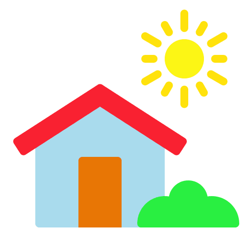House home sunny architecture and city icon House home sunny architecture and city icon