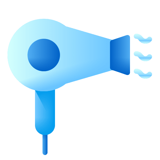 Hair dryer salon blow beauty icon