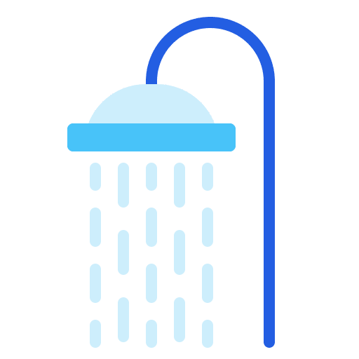 Shower shower bathroom wellness icon Shower shower bathroom wellness icon