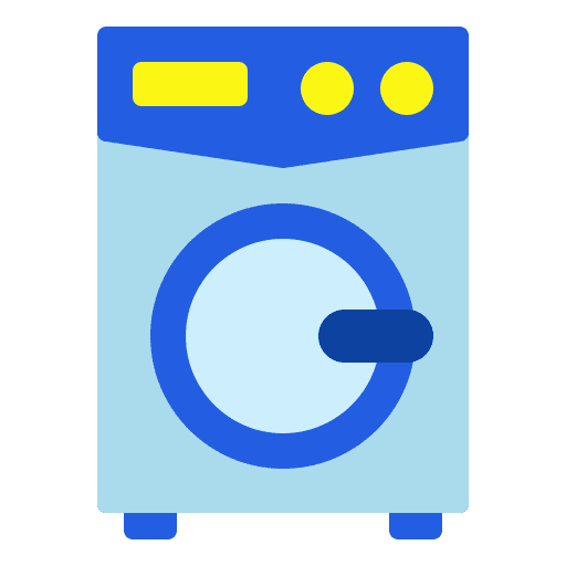 Washing machine furniture and household washing machine laundry icon Washing machine furniture and household washing machine laundry icon