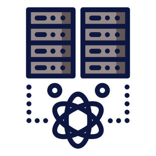 Big data database big data files icon