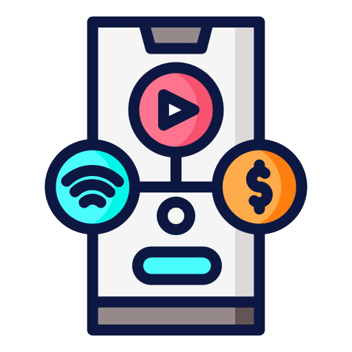 App dollar symbol app smartphone icon App dollar symbol app smartphone icon