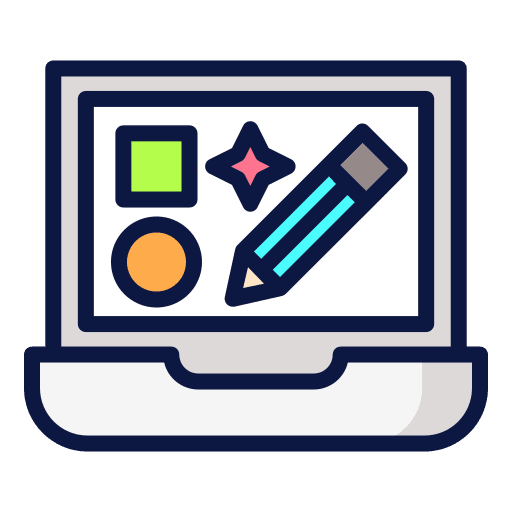 Creative creative design design software canvas icon Creative creative design design software canvas icon
