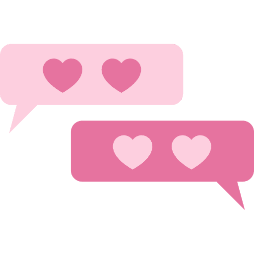 Chat love heart valentines day icon Chat love heart valentines day icon