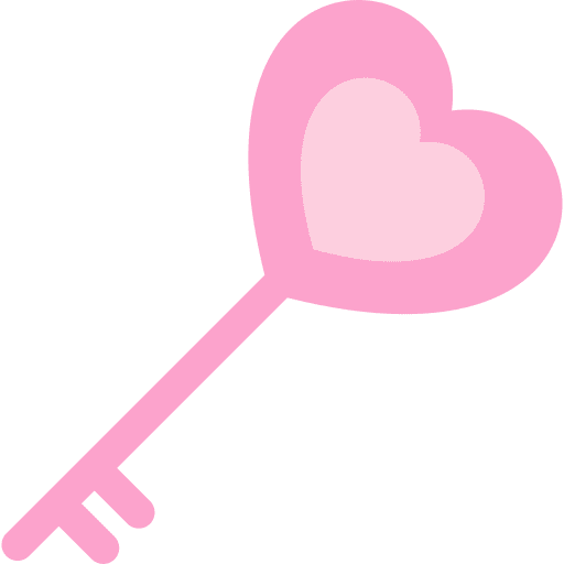 Key love heart valentines day icon Key love heart valentines day icon
