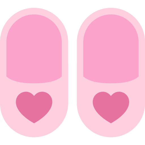 Slipper clothes valentines day love icon Slipper clothes valentines day love icon