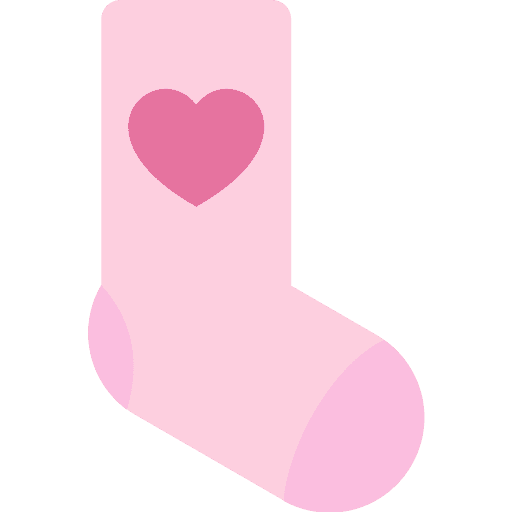 Sock sock heart valentines day icon Sock sock heart valentines day icon