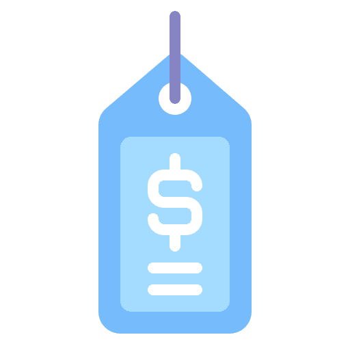 Price shop tag commerce and shopping icon