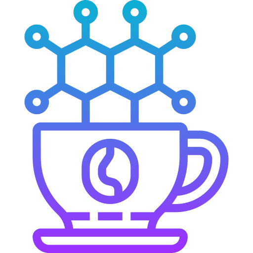 Caffeine breakfast hot drink coffee icon