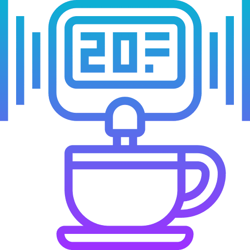 Thermometer coffee coffee shop barista icon Thermometer coffee coffee shop barista icon
