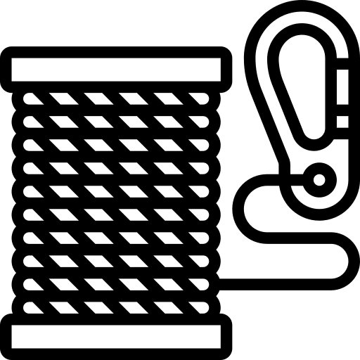 Rope rope hiking string icon