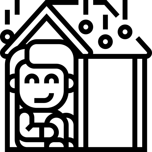 Tent tent weather shelter icon