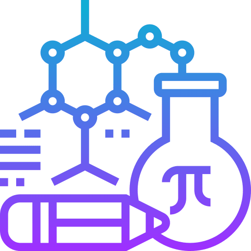 Scientific cell knowledge scientific icon