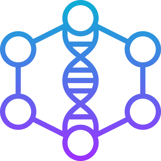 System dna genetics education icon System dna genetics education icon