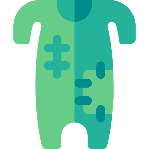 Body poor body kid and baby icon