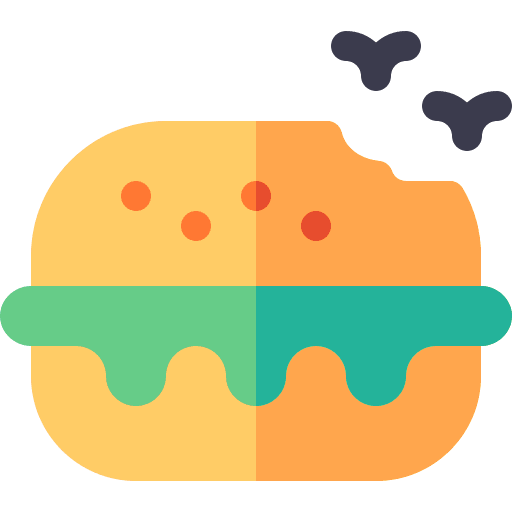 Burguer food and restaurant burguer rubbish icon Burguer food and restaurant burguer rubbish icon