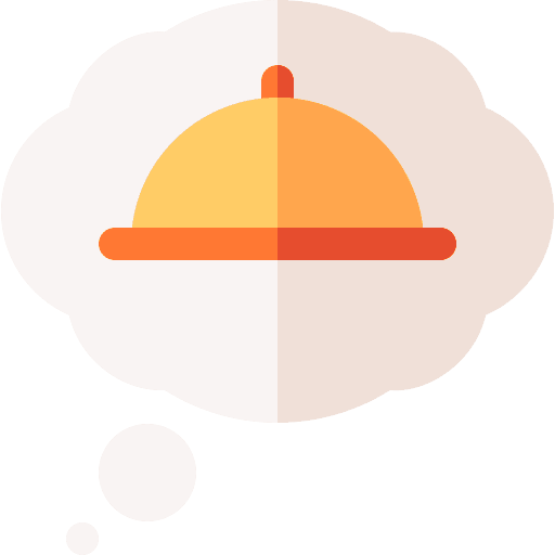 Dream dream starve food and restaurant icon Dream dream starve food and restaurant icon