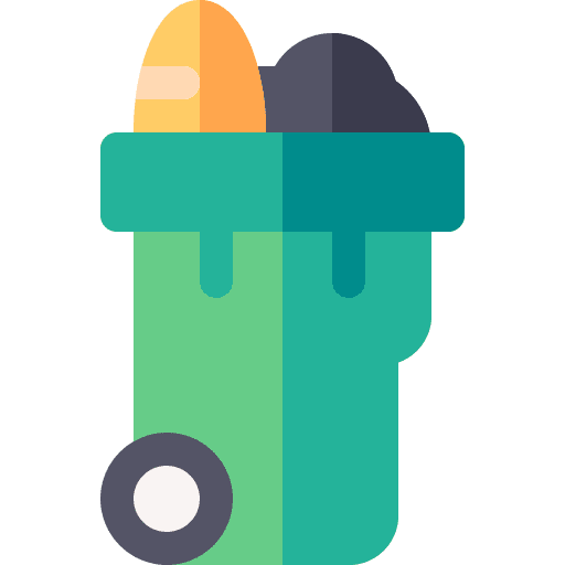Dumpster garbage can ecology and environment icon