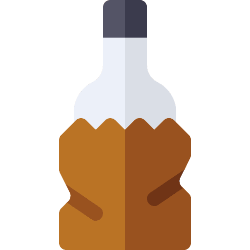 Bottle drink wine food and restaurant icon Bottle drink wine food and restaurant icon