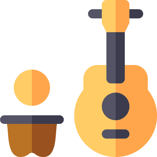 Performance music and multimedia hat coin icon Performance music and multimedia hat coin icon