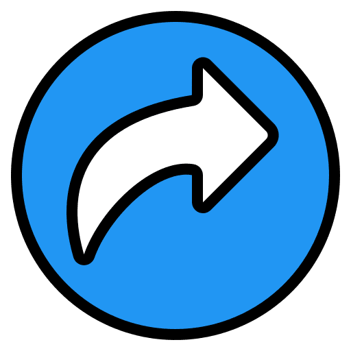 Redo right arrow curved arrow next icon