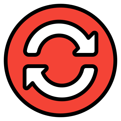 Reload refresh rotate arrows icon