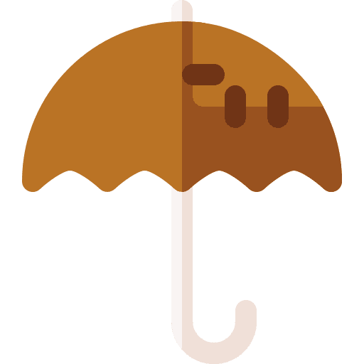 Umbrella homeless protection rainy icon Umbrella homeless protection rainy icon