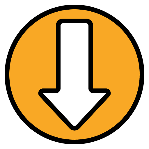Down arrow direction download pointer icon Down arrow direction download pointer icon