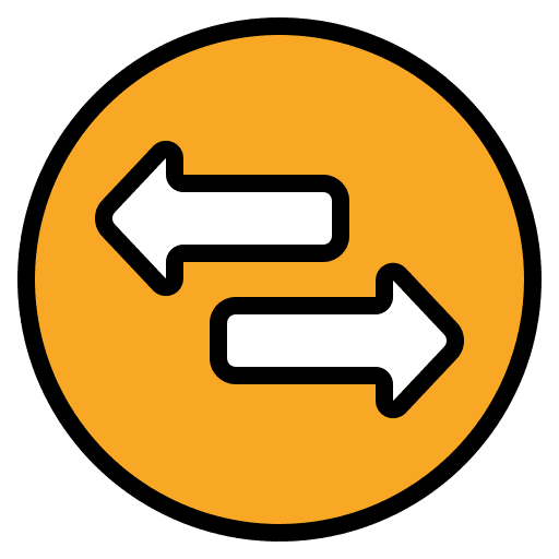 Exchange two arrows arrow sign icon Exchange two arrows arrow sign icon