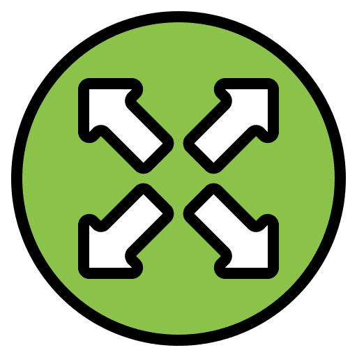 Maximize orientation indicator maximize icon Maximize orientation indicator maximize icon