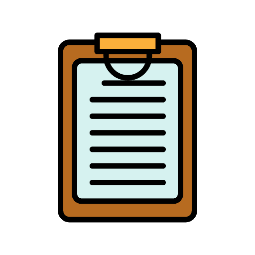 Report papers letter files and folders icon