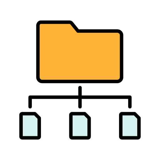 Files folder files files and folders icon Files folder files files and folders icon