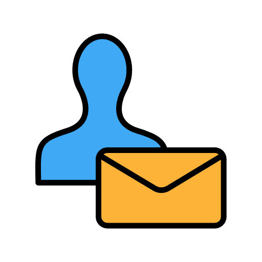 Report envelope document postcard icon Report envelope document postcard icon