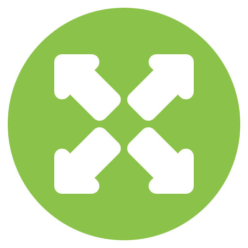 Maximize orientation arrows screen settings icon Maximize orientation arrows screen settings icon