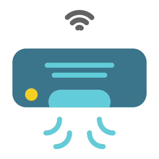 Air conditioner internet of things smart house air conditioner icon