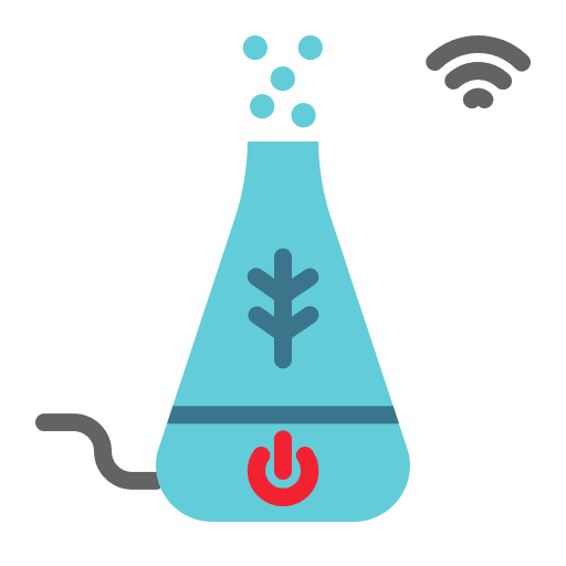 Air freshener internet of things wifi air freshener icon