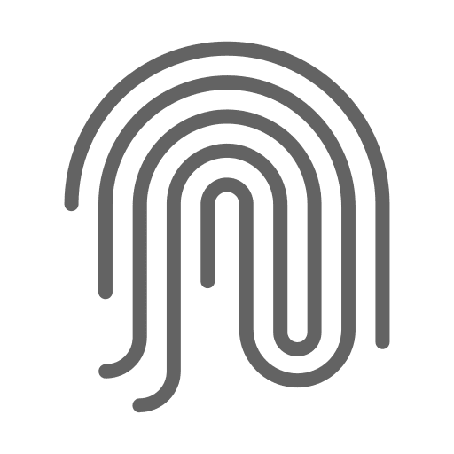 Fingerprint security smart house fingerprint icon Fingerprint security smart house fingerprint icon