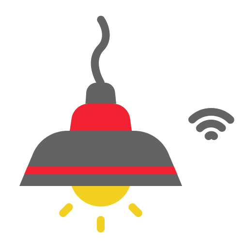 Lamp internet smart house lamp icon