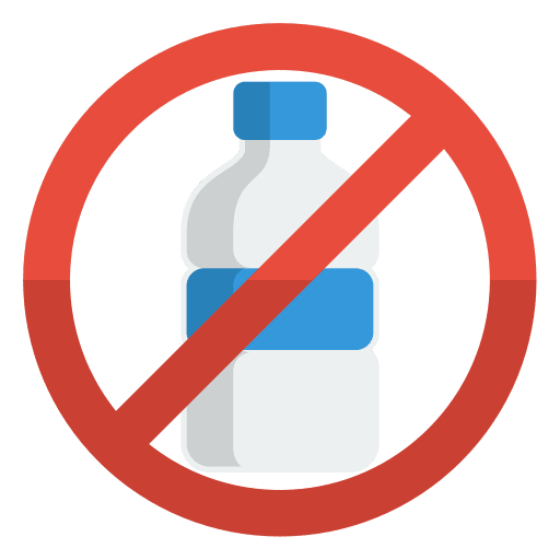 No plastic bottles water bottle ecology and environment plastic bottle icon No plastic bottles water bottle ecology and environment plastic bottle icon