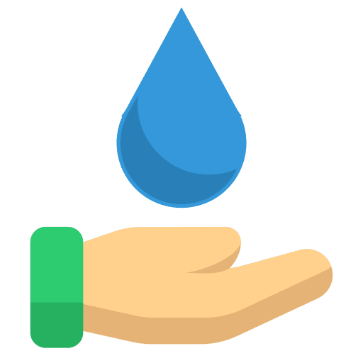 Save water save water clean water ecology and environment icon