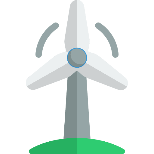 Wind energy wind turbine windmill wind power icon