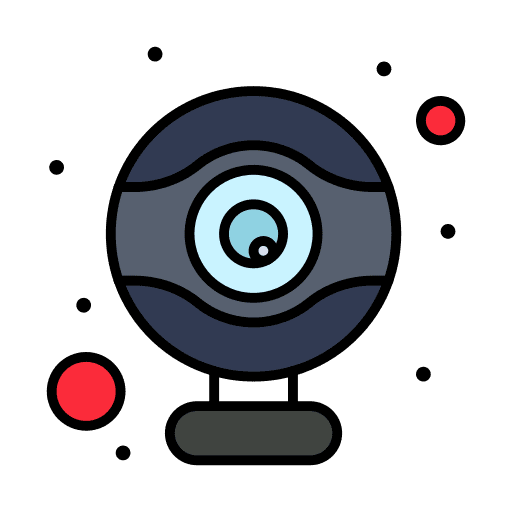 Cctv technology surveillance cctv camera icon