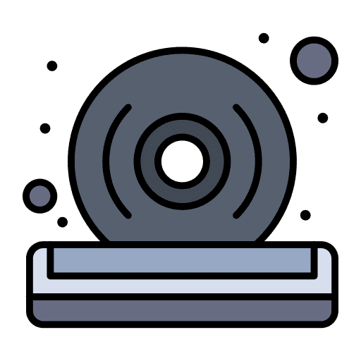 Disc music and multimedia quaver cd icon Disc music and multimedia quaver cd icon