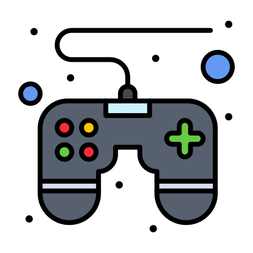 Game pad videogame control gaming icon