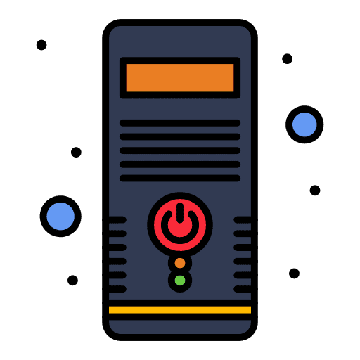 Tower pc personal computer ram electronics icon