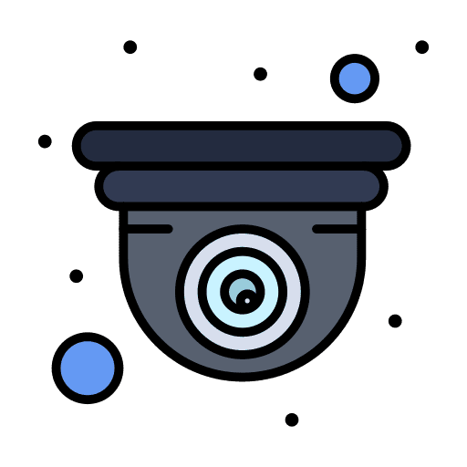 Cctv secure surveillance technology icon Cctv secure surveillance technology icon