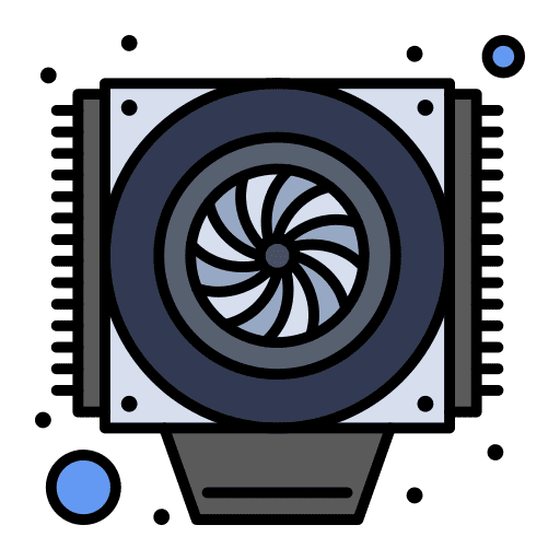 Cooler cpu ram fan icon Cooler cpu ram fan icon