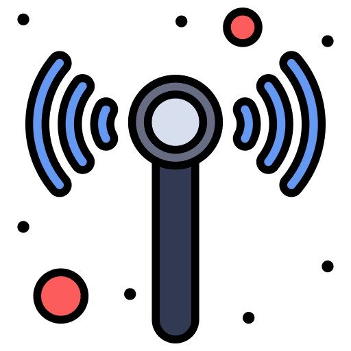 Wifi technology wireless interface icon Wifi technology wireless interface icon