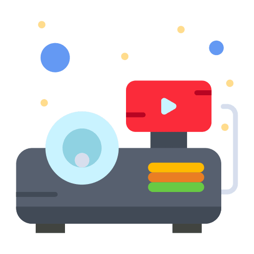 Projector electronics projector device icon Projector electronics projector device icon